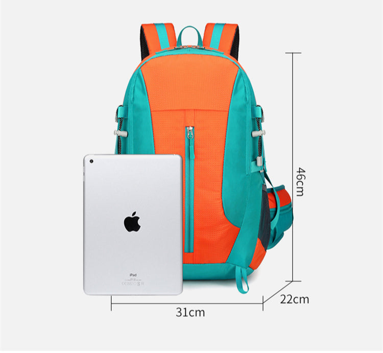 outdoor travel camping hiking backpack for men and women mountaineering bag anti-splashing water short mountain climbing backpack lightweight
