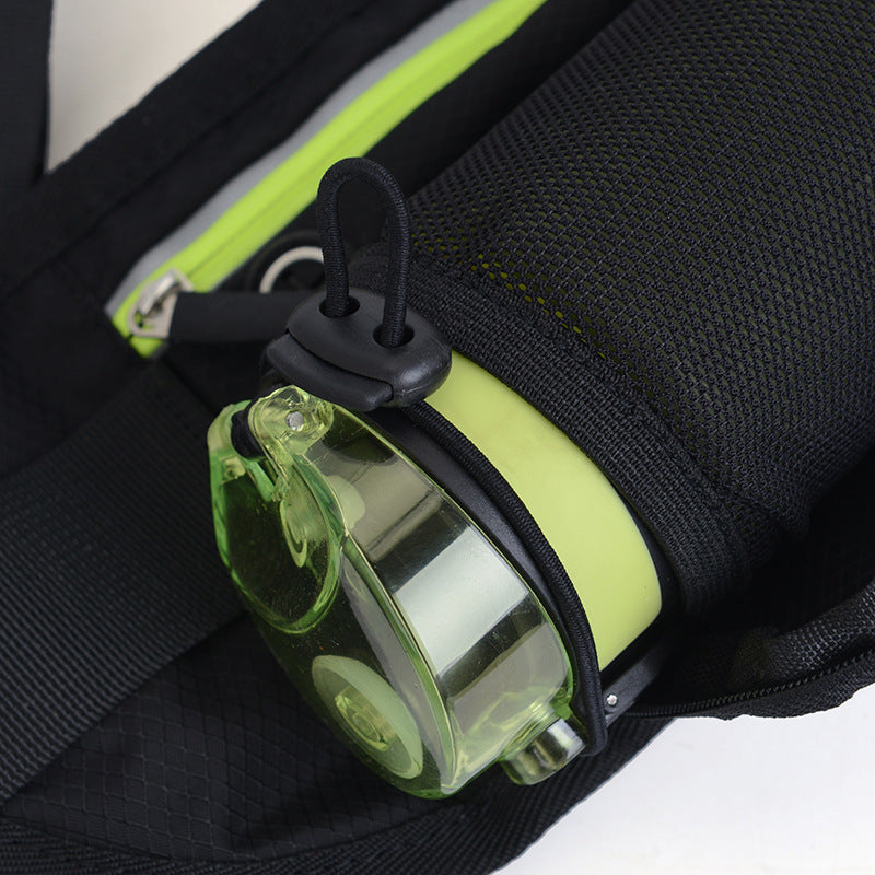 custom logo sports running fanny pack with hidden kettle bag