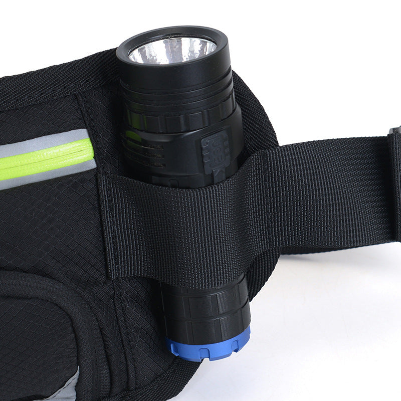 custom logo sports running fanny pack with hidden kettle bag