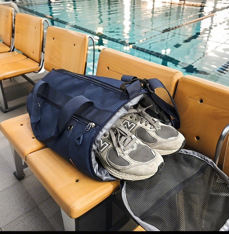 Custom Swim Gym Bag | Wet-Dry Zone & Shoe Pocket | MOQ 30 | 4 Colors