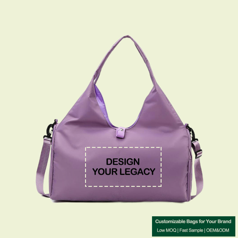 Yoga Mat Gym Bag for Women|Detachable Strap|Shoe Pocket + Mat Belt