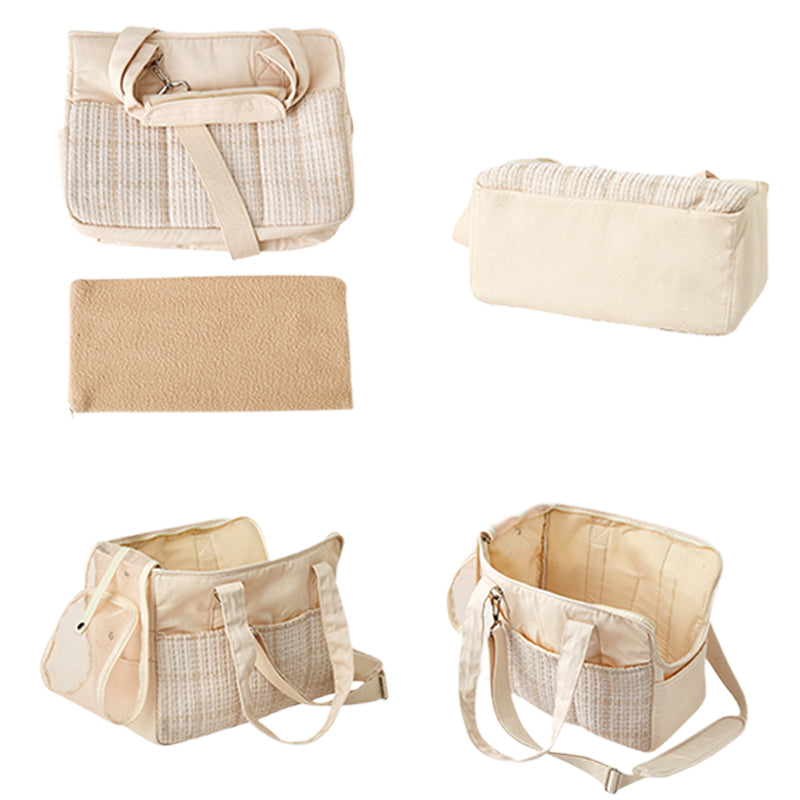 Cat Canvas Carrier Purse - Escape-Proof & Designer Tote