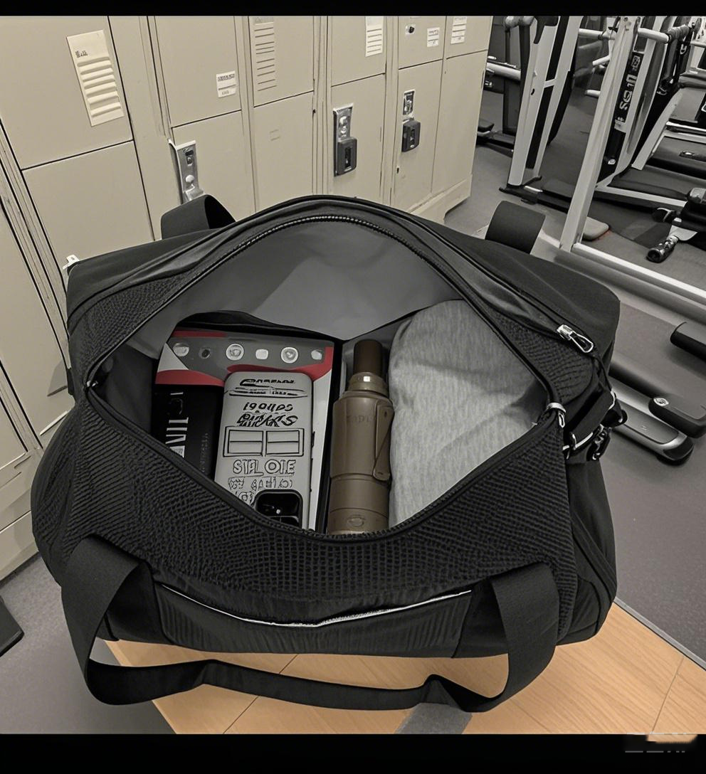 Custom Duffle Bag with Shoe Compartment