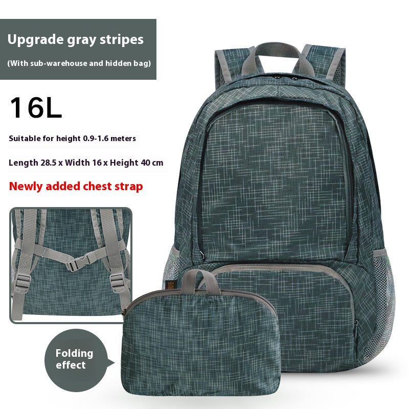 folding lightweight Mountaineering backpack for Women Children men