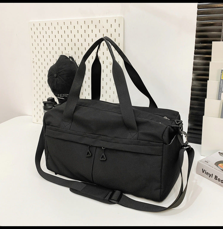 Custom Duffle Bag with Shoe Compartment