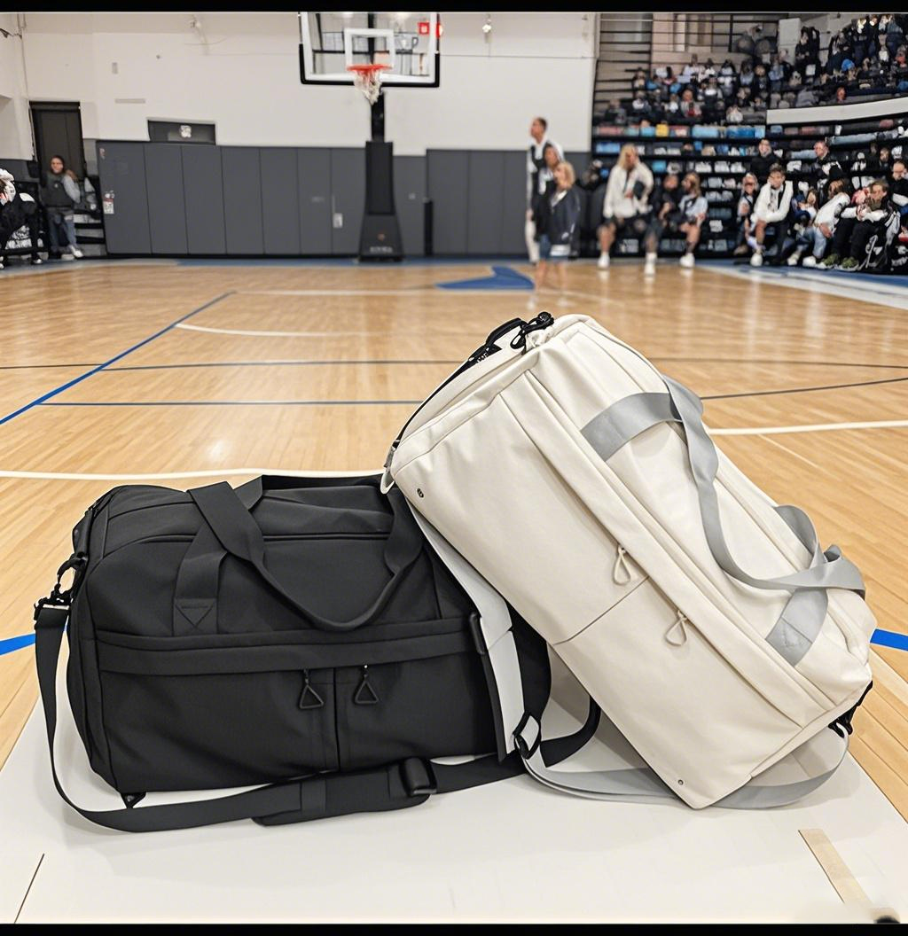 Custom Duffle Bag with Shoe Compartment