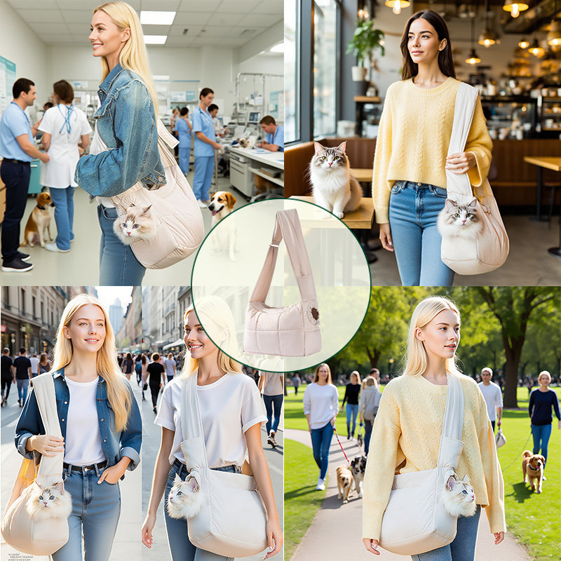 Adjustable Cat Carrier - Shoulder & Crossbody Design