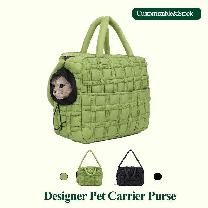 Fashion Pet Tote Bag | Locking Drawstring & Escape-Proof Tether | Multi-Carry Mode | Under 12lbs