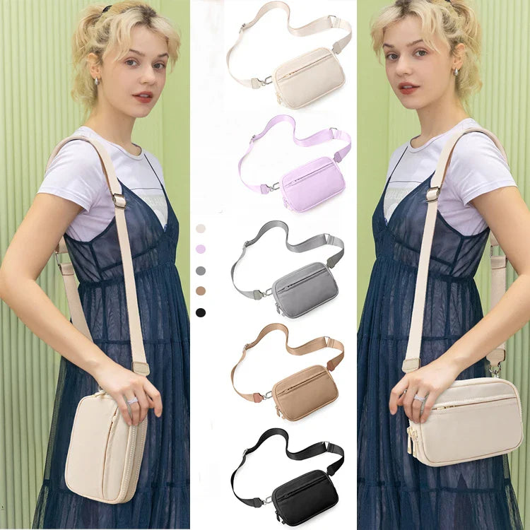 Lightweight Waterproof Fanny Pack - Stylish Crossbody Shoulder Bag for Every Adventure