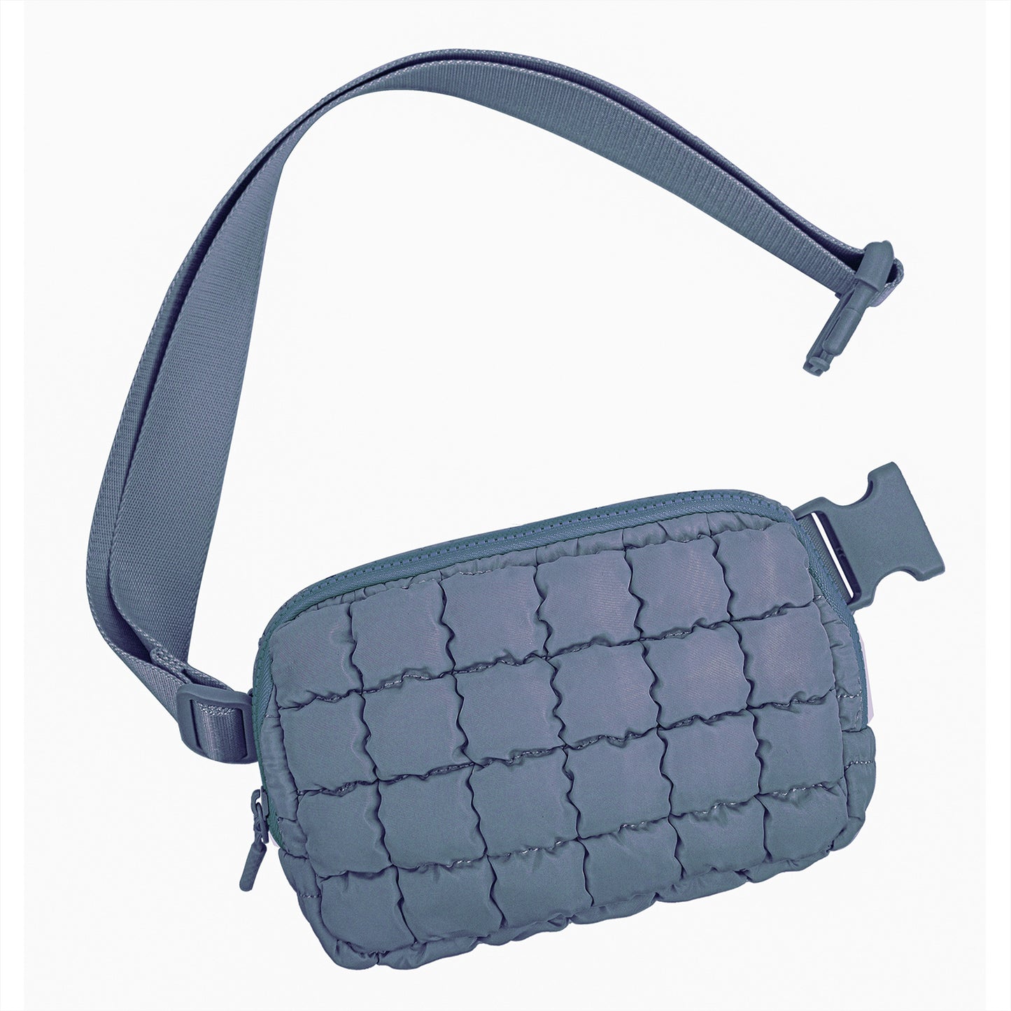 2024 New Down Bag Fashion Rhombus Travel Backpack Casual Versatile Puff Bag Fanny Pack