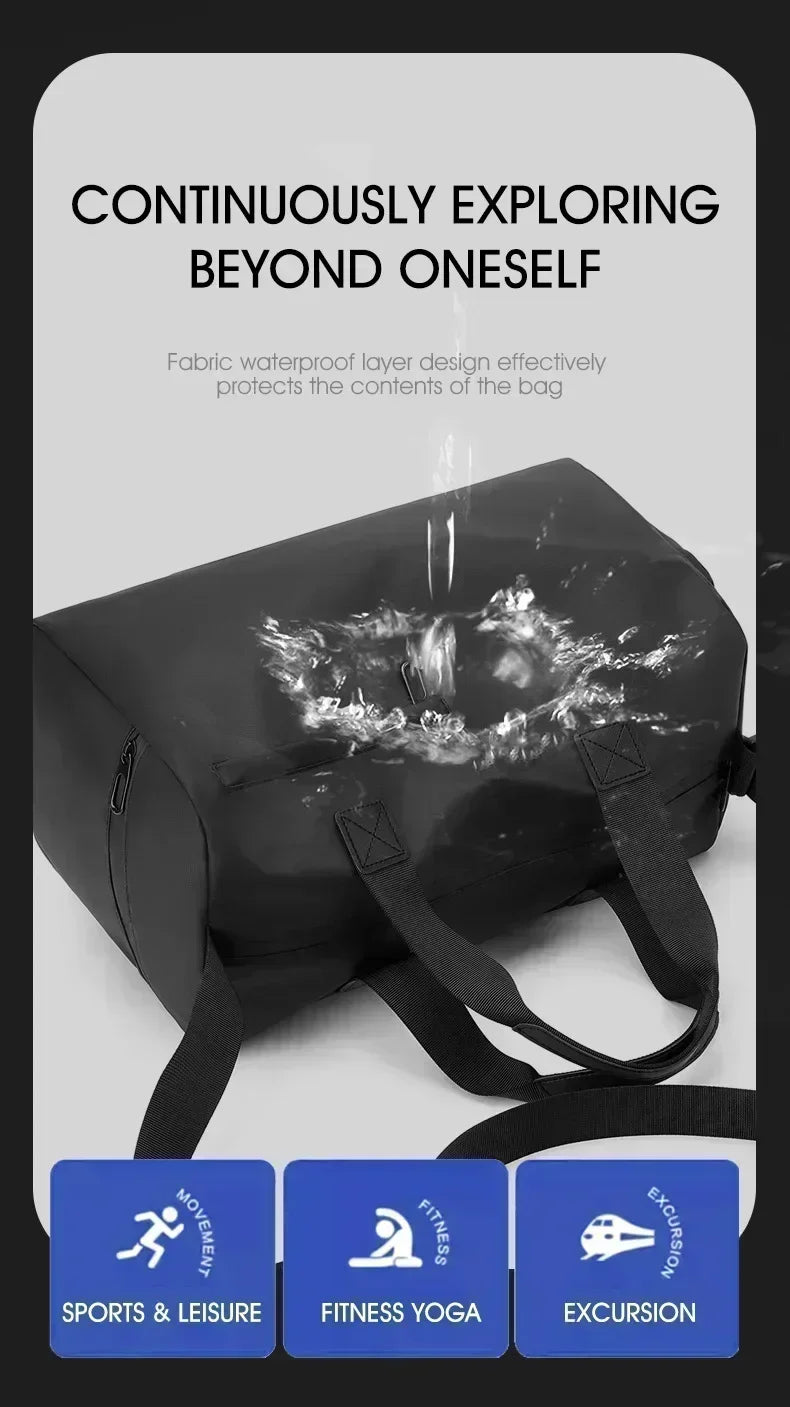 Business Travel Duffle Bag|MOQ 30|TSA Lock & Sleek Design