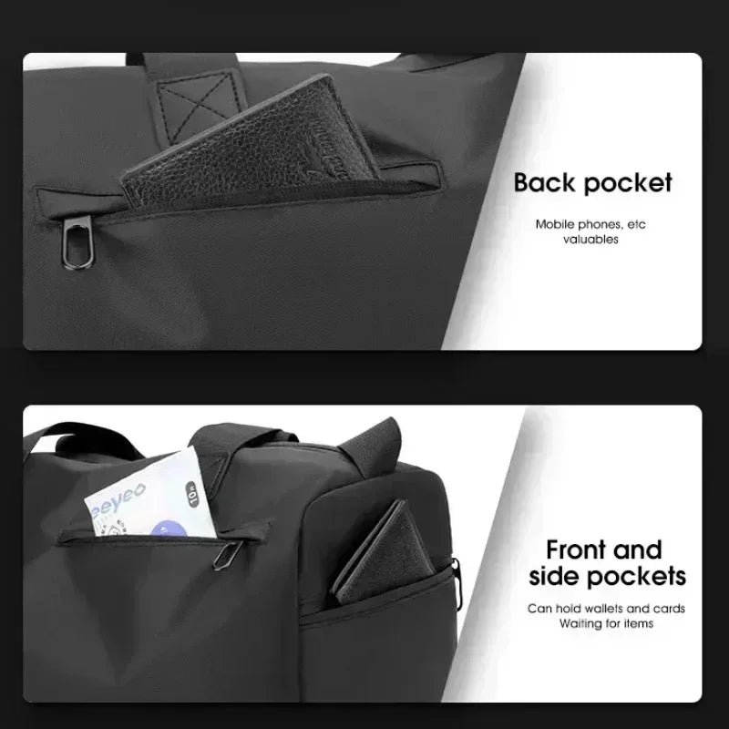 Business Travel Duffle Bag|MOQ 30|TSA Lock & Sleek Design