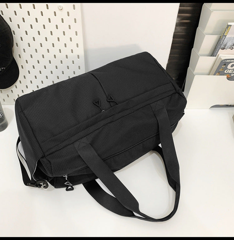 Custom Duffle Bag with Shoe Compartment