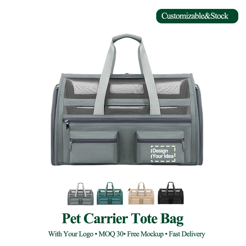 Custom Pet Carrier Bags 50pcs Min Free Logo