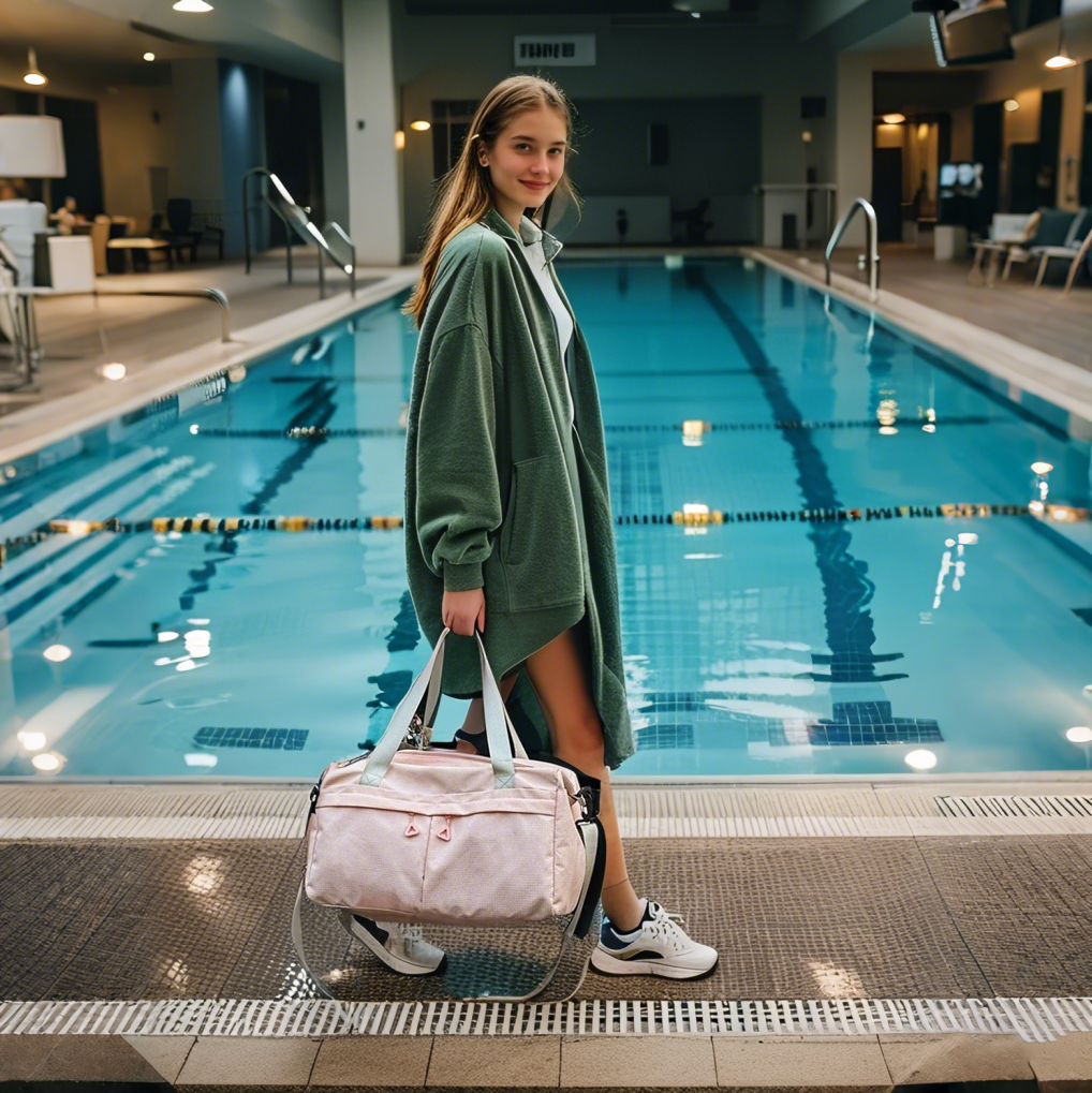 Custom Duffle Bag with Shoe Compartment