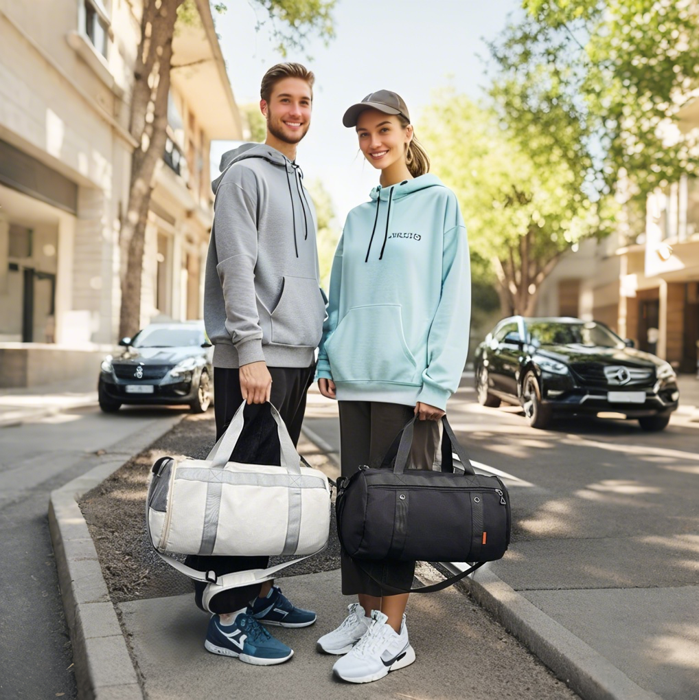 Custom Swim Gym Bag | Wet-Dry Zone & Shoe Pocket | MOQ 30 | 4 Colors