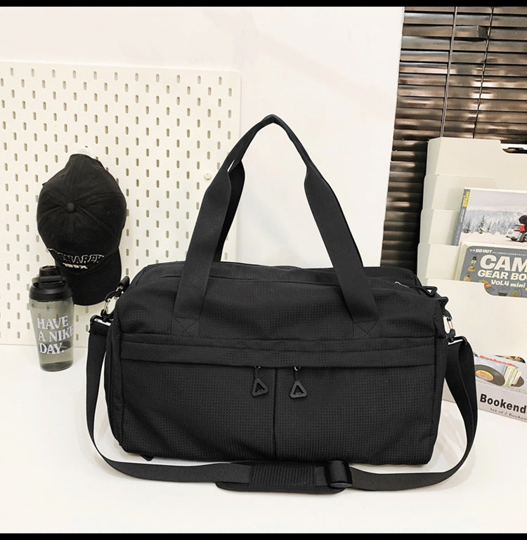 Custom Duffle Bag with Shoe Compartment