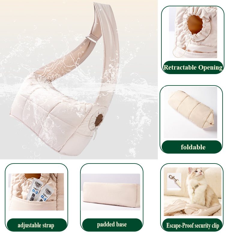Adjustable Cat Carrier - Shoulder & Crossbody Design