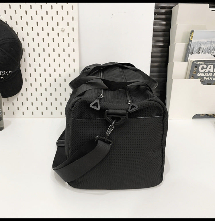 Custom Duffle Bag with Shoe Compartment