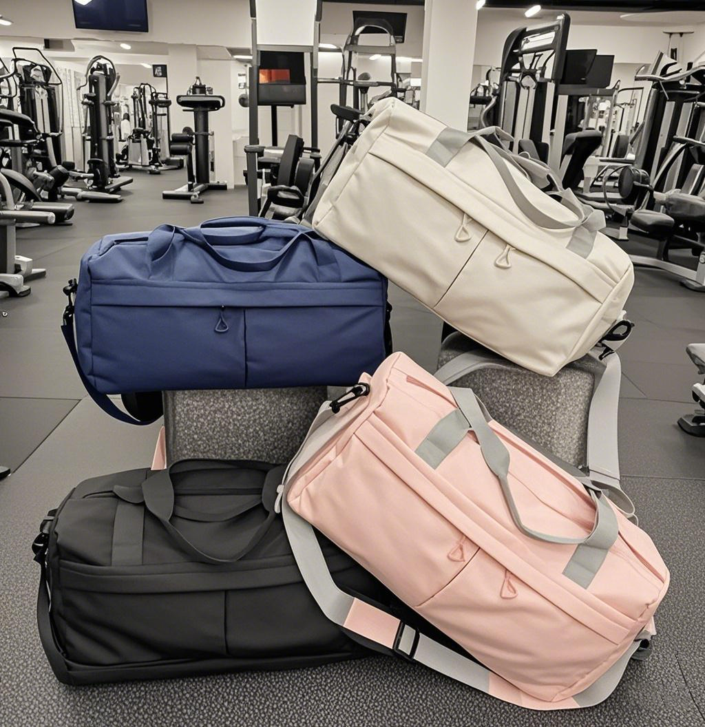 Custom Duffle Bag with Shoe Compartment