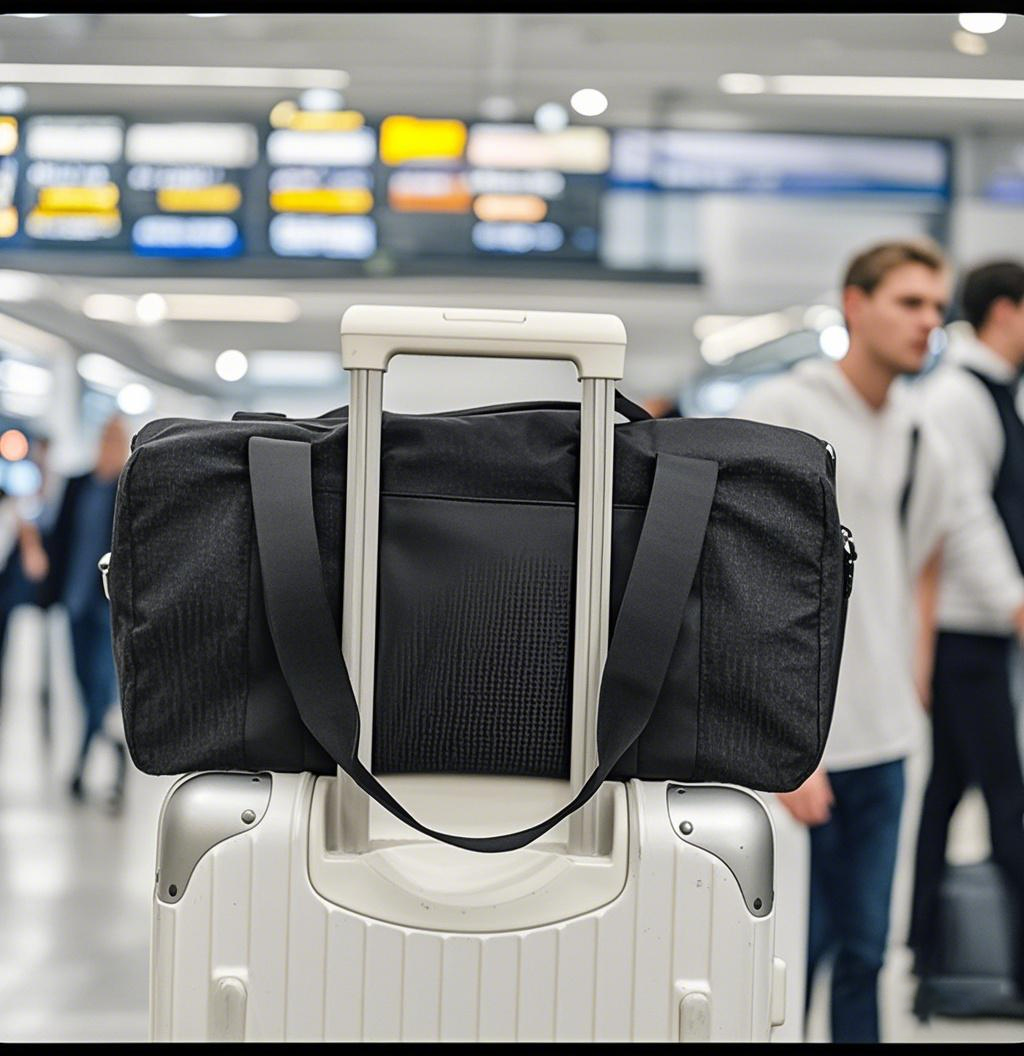 Custom Duffle Bag with Shoe Compartment