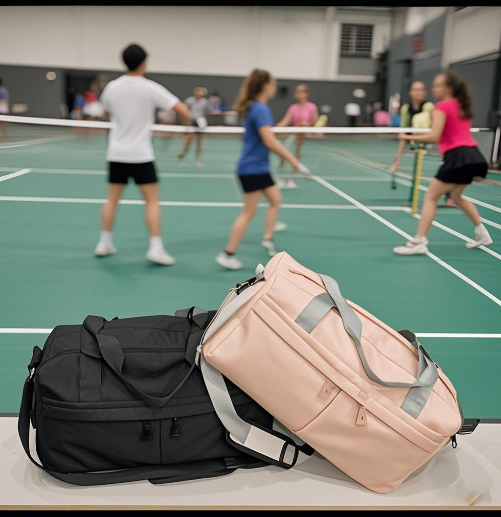 Custom Duffle Bag with Shoe Compartment