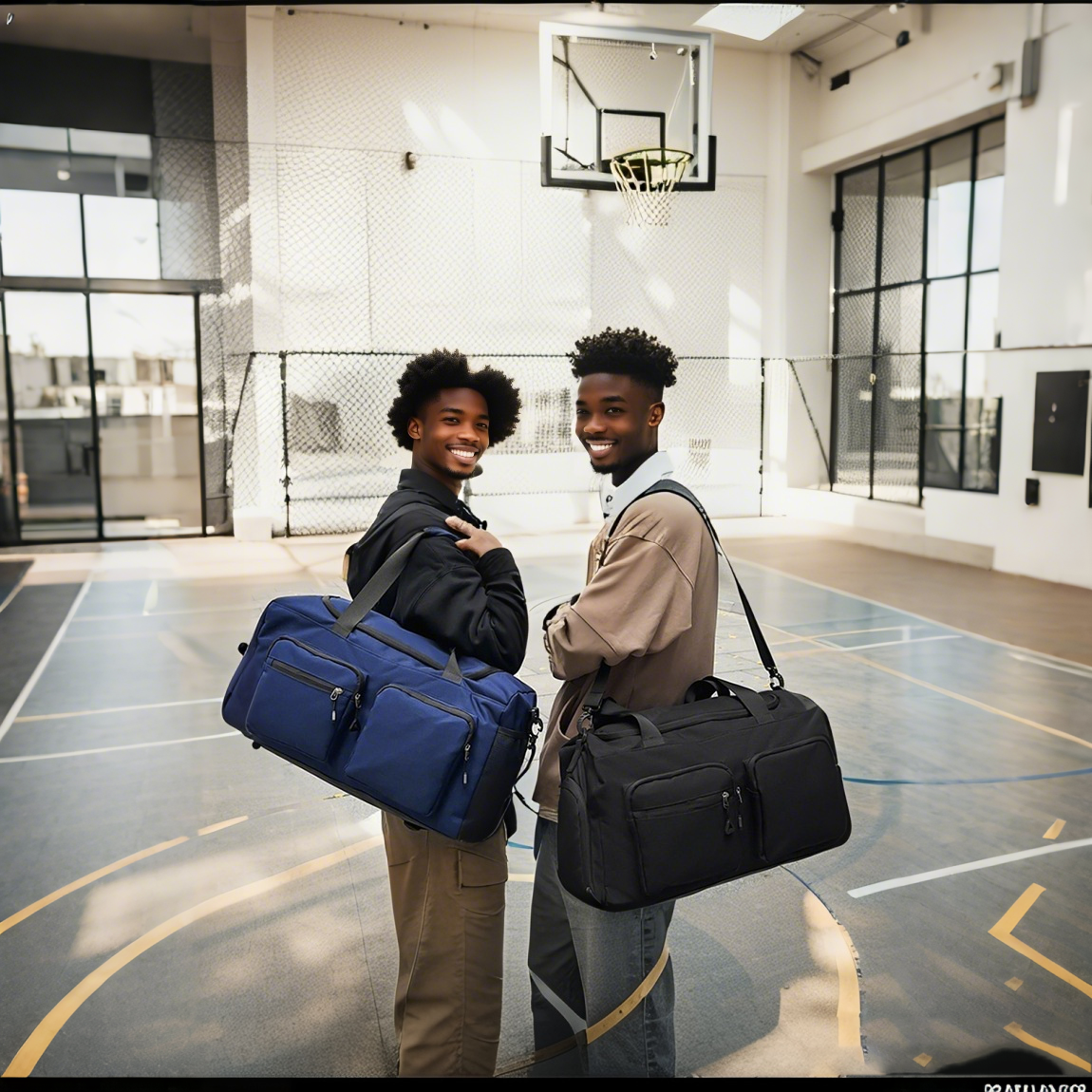 Gym Duffle Bag with Wet-Dry Compartment|MOQ 30|Odor-Resistant