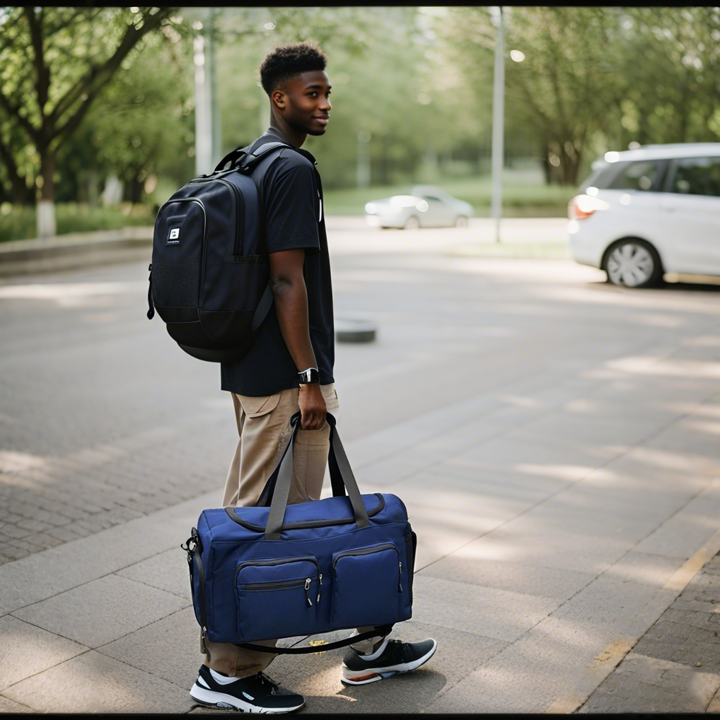 Gym Duffle Bag with Wet-Dry Compartment|MOQ 30|Odor-Resistant