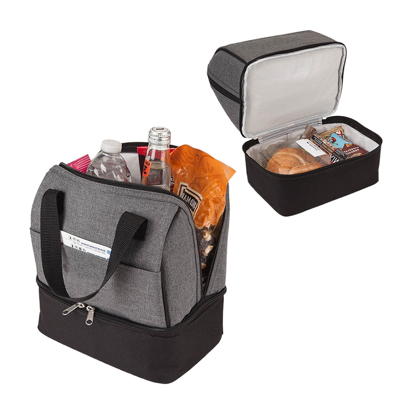 Double insulation lunch tote bag