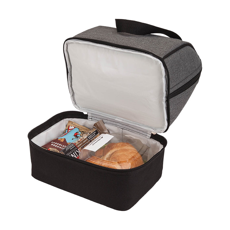 Double insulation lunch tote bag
