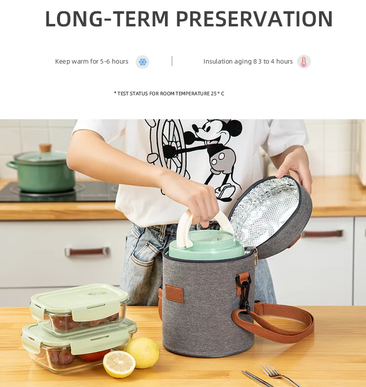 Thermal Insulated Cooler Bag With Shoulder