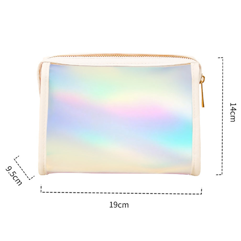 Holographic makeup bag