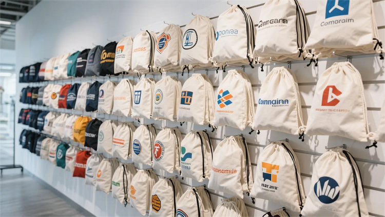 Custom drawstring bags with logo for events and giveaways and Every Occasion sports events, conferences & promotions. Bulk discounts available