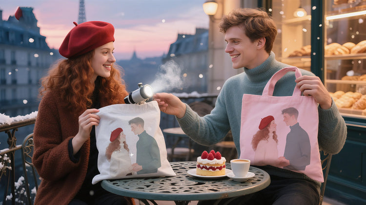 Custom Valentine’s Day gift bags for couples, friends, and loved ones
