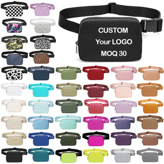 Waterproof Multi-Functional Waist Bag – Customizable Fanny Pack for Travel, Sports, Fashion & Daily Use