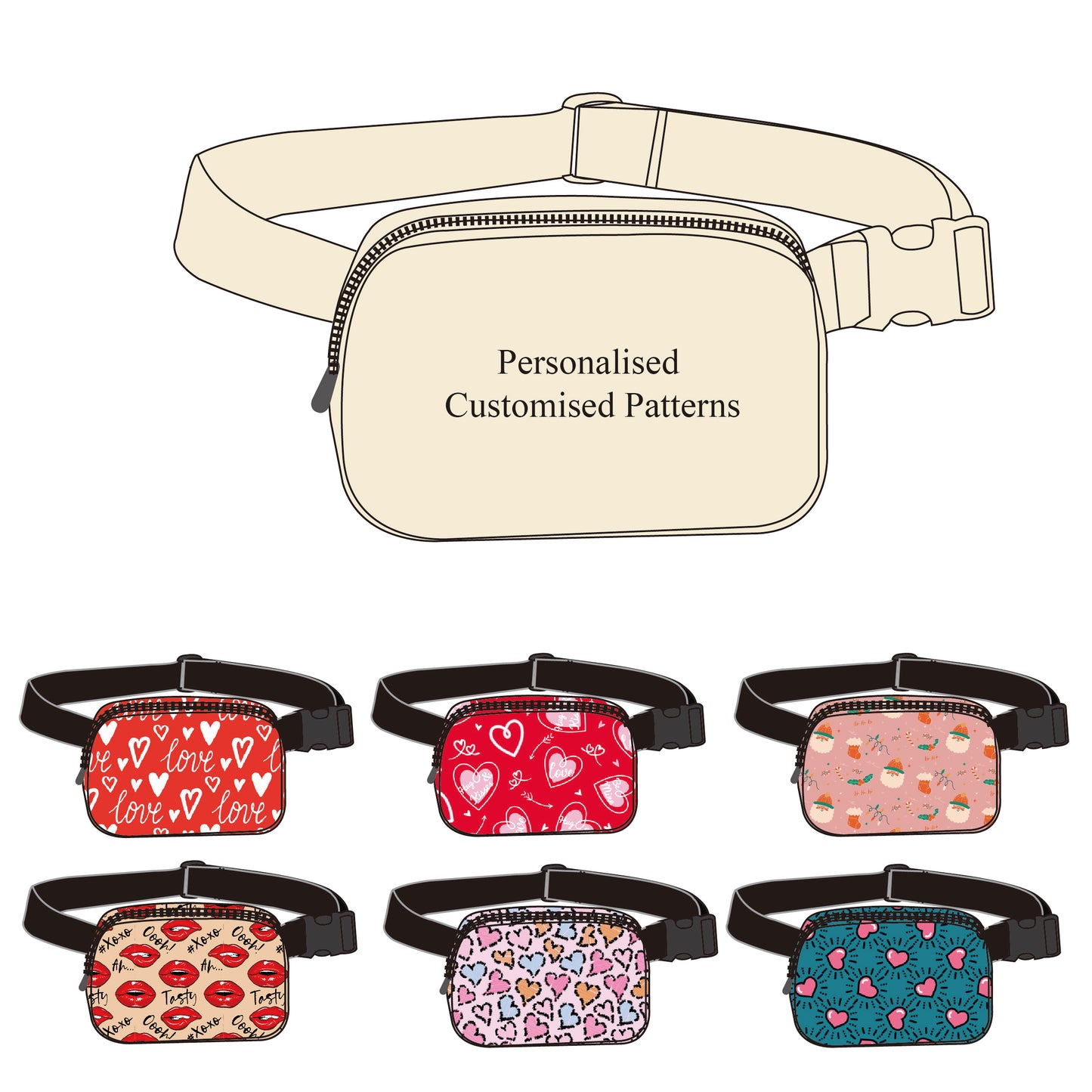 Multi-functional waist pack& fanny pack Fitness bags