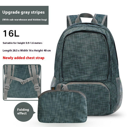 folding lightweight Mountaineering backpack for Women Children men