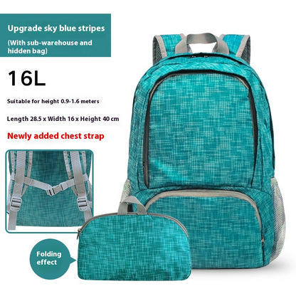 folding lightweight Mountaineering backpack for Women Children men