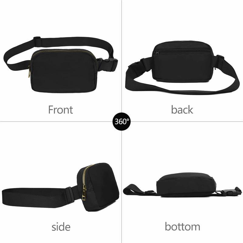 Custom logo crossbody fanny pack waist Pouch Chest Bags waist belt bag for sport gym fitness travel