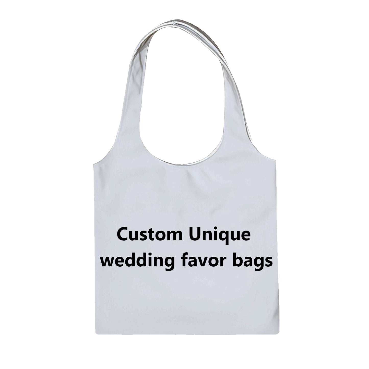 Custom canvas bags for wedding favors