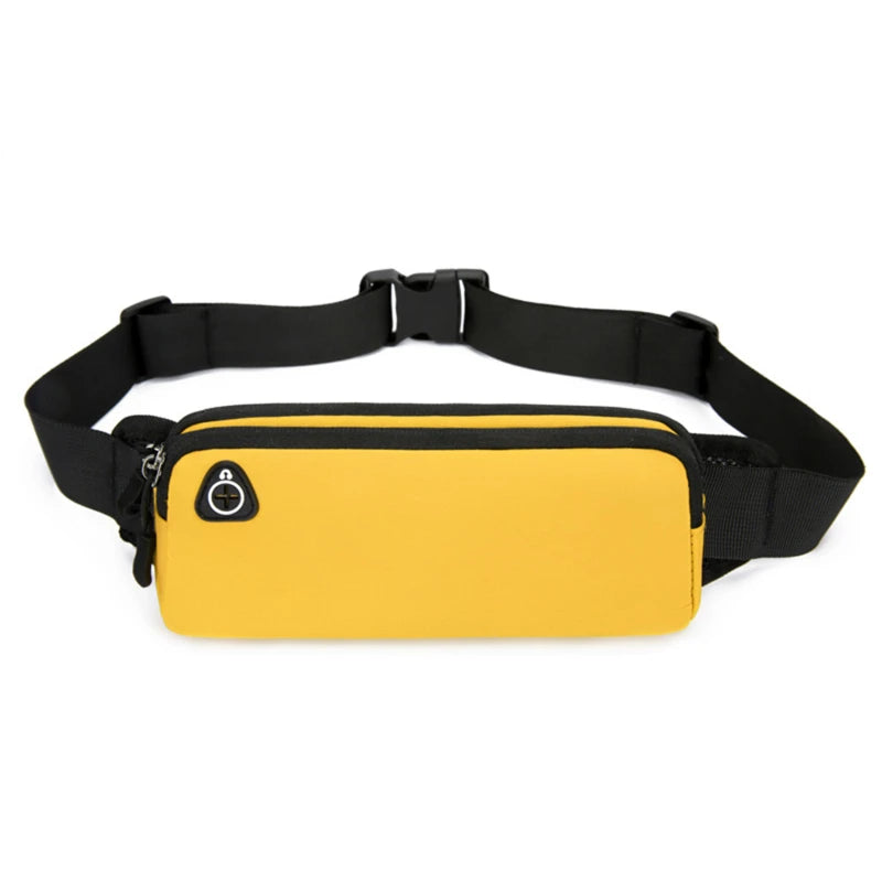 Waterproof Nylon Sports Waist Bag - Customizable for Men and Women