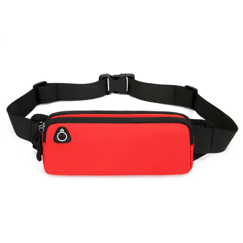 Waterproof Nylon Sports Waist Bag - Customizable for Men and Women