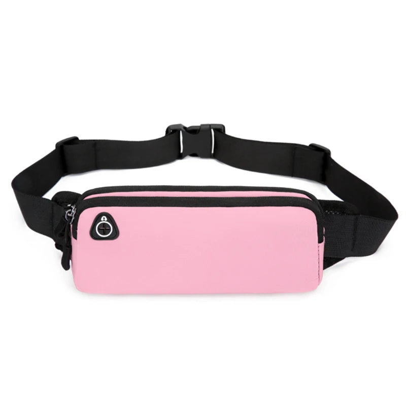 Waterproof Nylon Sports Waist Bag - Customizable for Men and Women