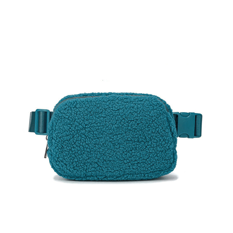 Trendy Plush Fanny Pack: Your Casual Outdoor Companion