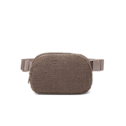 Trendy Plush Fanny Pack: Your Casual Outdoor Companion