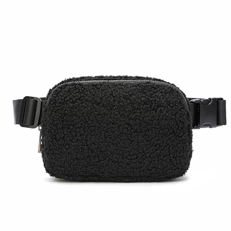 Trendy Plush Fanny Pack: Your Casual Outdoor Companion