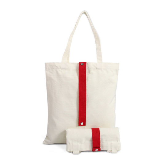 custom canvas folding bag shopping cotton tote bag custom logo