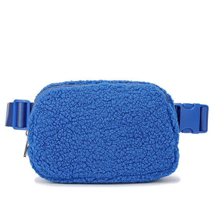 Trendy Plush Fanny Pack: Your Casual Outdoor Companion