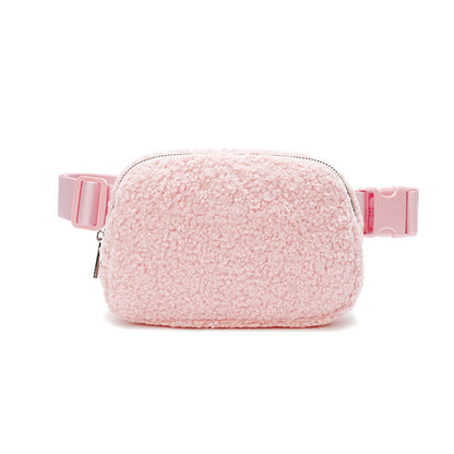 Trendy Plush Fanny Pack: Your Casual Outdoor Companion