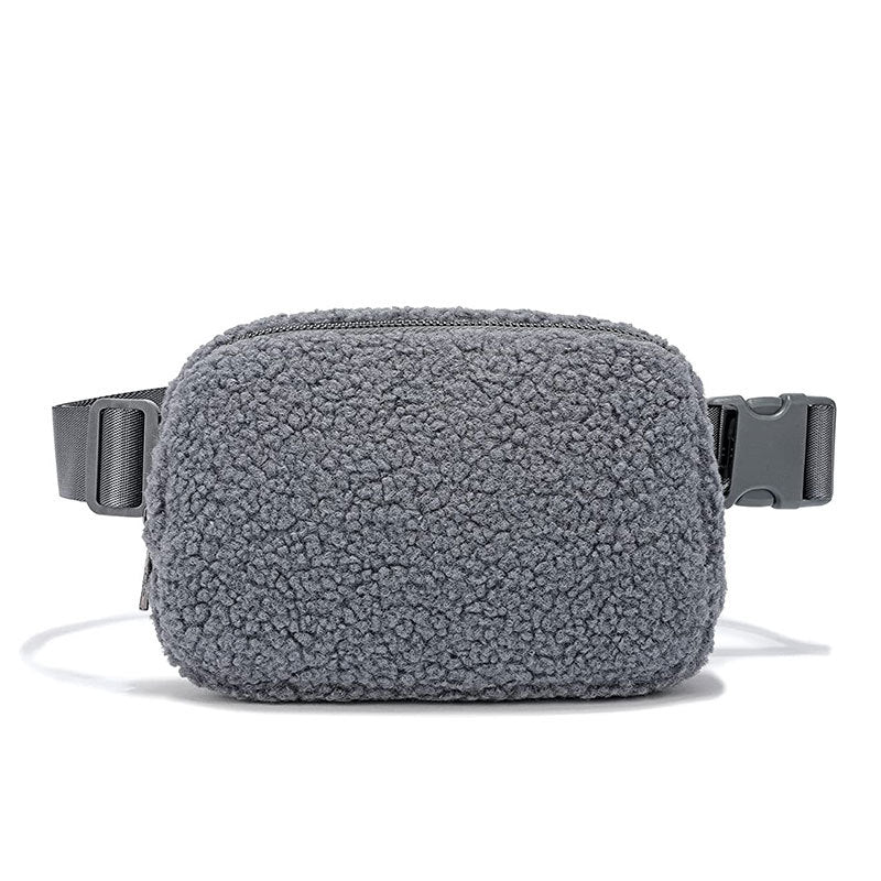 Trendy Plush Fanny Pack: Your Casual Outdoor Companion